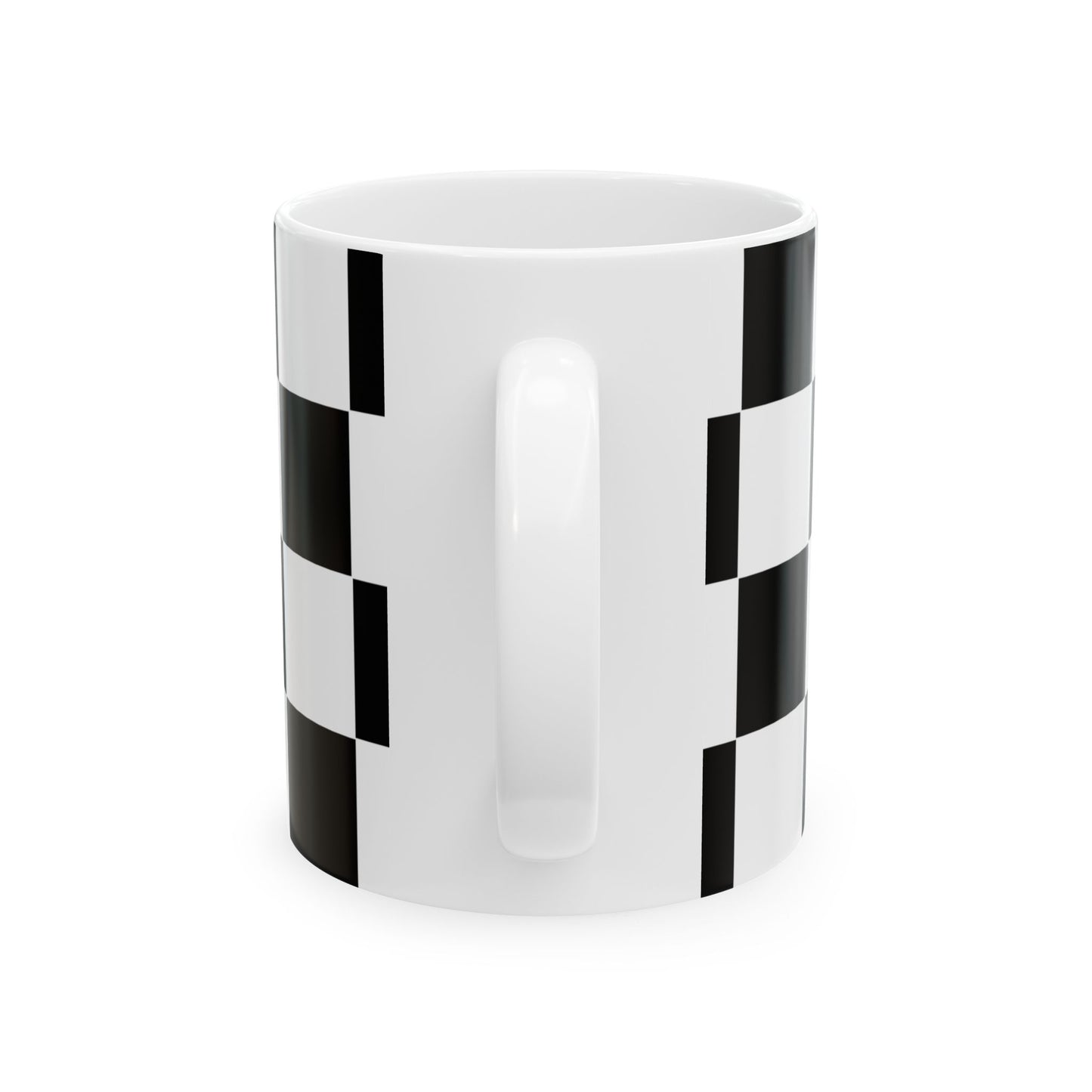 Checkered Mug.