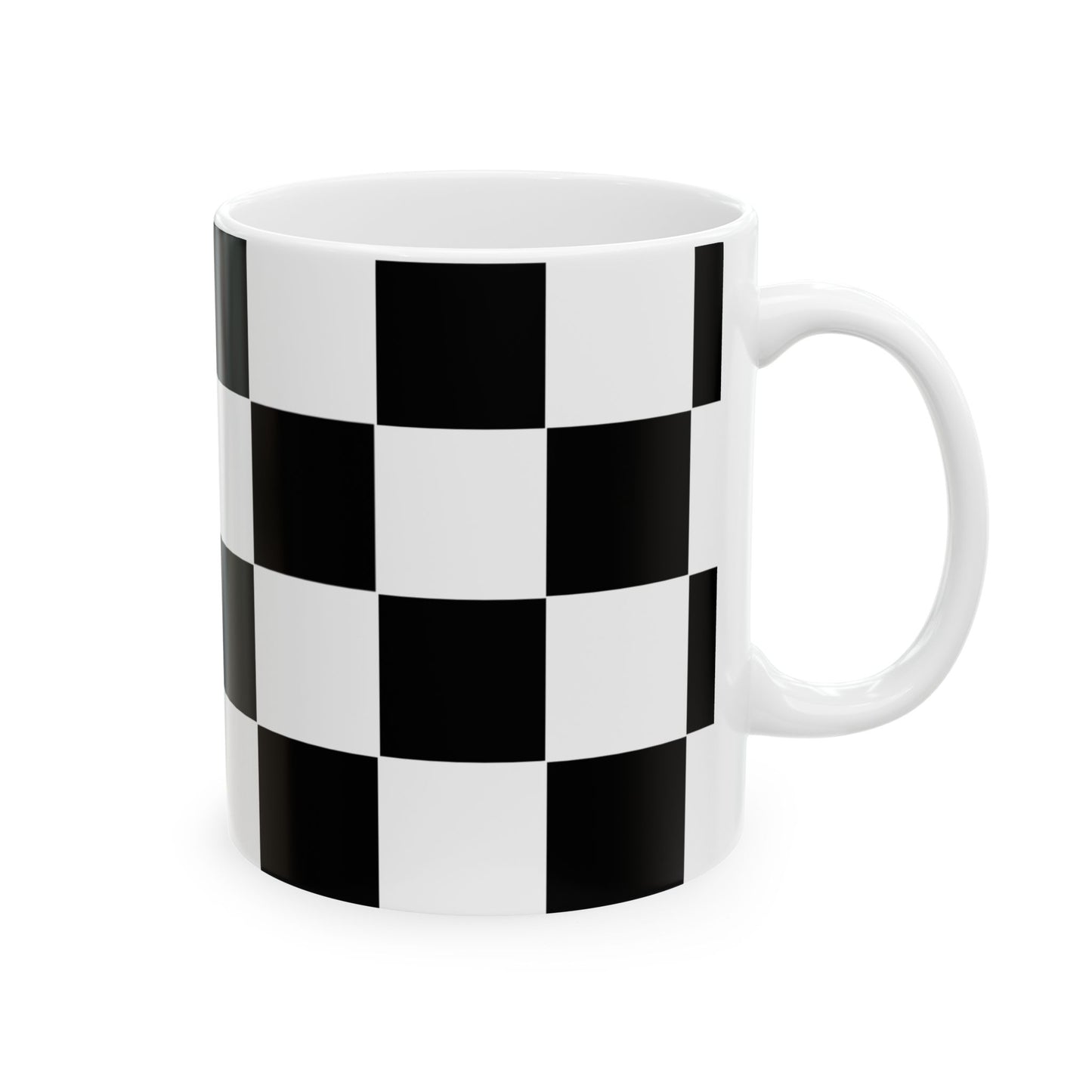 Checkered Mug.