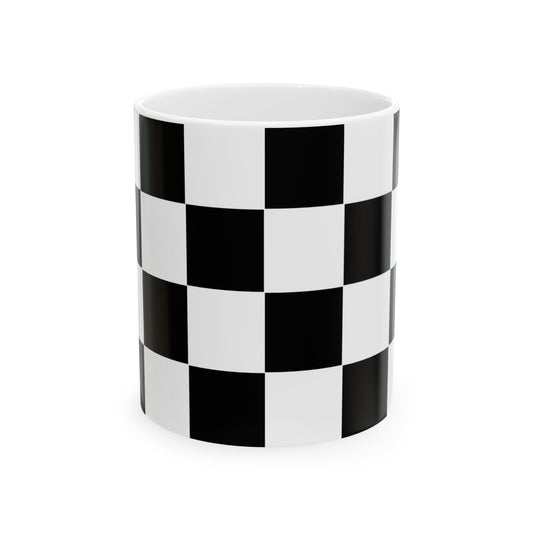 Checkered Mug.