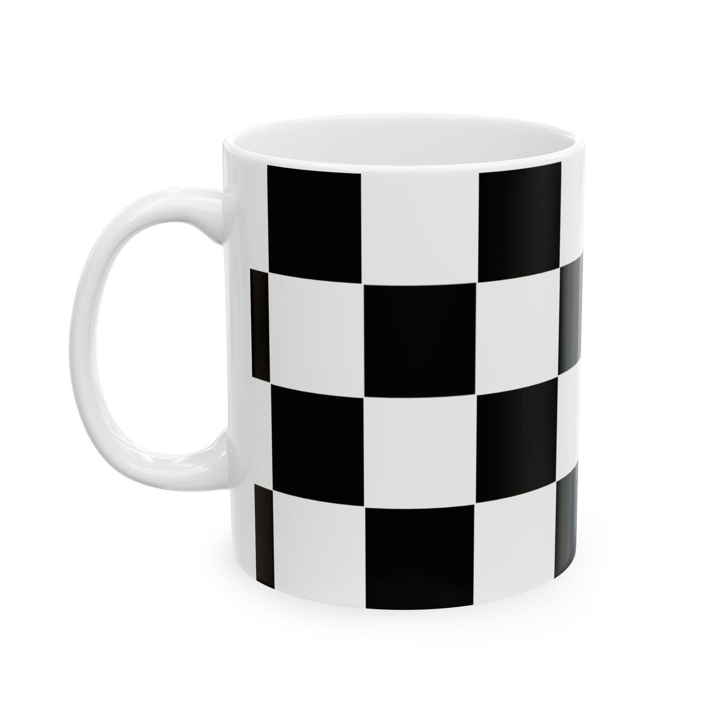 Checkered Mug.